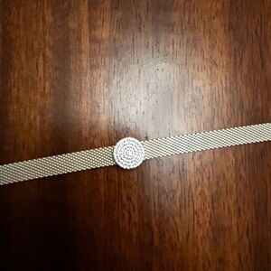 Pandora Silver Mesh Bracelet with Square Clasp